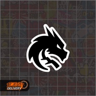 Team Spirit Esport Sticker Size 4.5 x 5 Cm