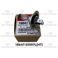 1PC BULB H7 12V55W 100%ORIGINAL 18647-55007L(H7) MADE IN GERMANY