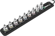 Wera 05003972001 Belt B 3 Torx HF Zyklop Bit Socket Set, 3/8", HF, (Pack of 10)