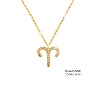 ATRIREAL Horoscope Charm Necklace in Gold