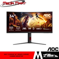 AOC CU34G4Z 34" WQHD CURVED GAMING MONITOR