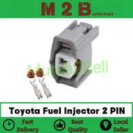 TOYOTA VIOS NCP42 NCP93, CAMRY 1AZ 2AZ-FE Fuel Injector Socket Connector 2 Pin