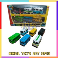 Tayo The Little Bus and Friends Toy Car Contents 6pcs