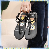 Fipper Strappy Rubber for Women in Black