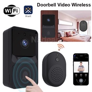 Wireless Video Doorbell Camera Wifi Smart Night Vision Intercom Rechargeable Doorbell Cloud Storage 