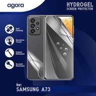 LAYAR Anti-Scratch Hydrogel For Samsung A73 Hydrogel SCREEN Protector Film - ANTI SPY, FULL SCREEN, 