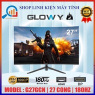 Glowy 27inch 180Hz PC Monitor - Curved/Flat Full Box - 