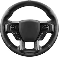 Belinous Leather Steering Wheel Cover Lace Up, Hand-Stitch on Wrap, Steering Wrap Compatible with Fo