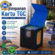 Pokemon TCG Magnetic PU Leather Card Storage Box 120 Slots PREMIUM EE