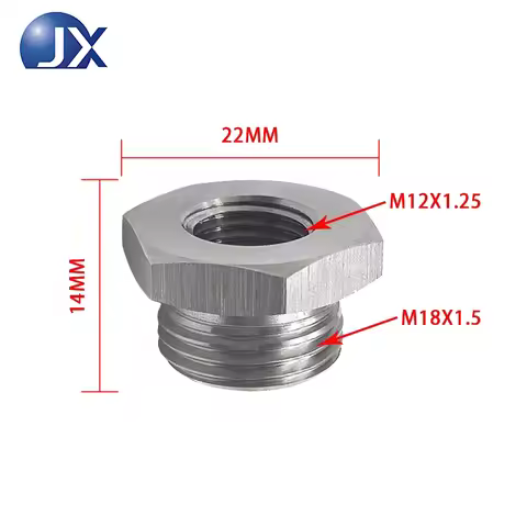 Stainless Steel Auto Parts M12x1.25 Rpm M18x1.5 Fuel Filter Connector Exhaust Pipe Installation Scre