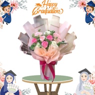 Buket Bunga Wisuda Artificial Bouquet Terbaru Mewah Besar Elegan