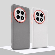Applicable OnePlus13Mobile Phone Shell Magnetic Suction1plus13Plain Leather Curved Screen Full Cover