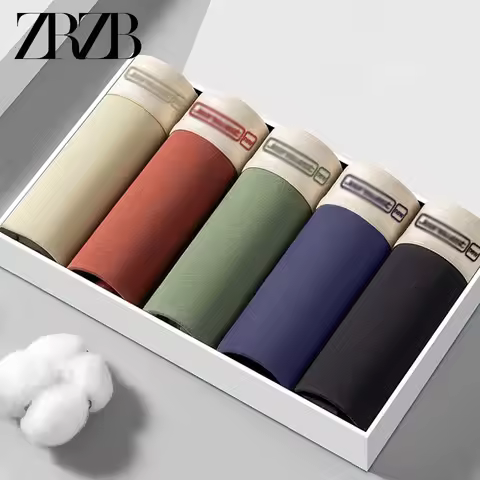 2/3/4/5/6Pcs Man undrewear Cotton Breathable Mesh Men's underpants Autumn Men's briefs U Pouch Desig