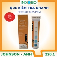 [AVAILABLE STOCK] PEROXIDE TEST (H2O2) 220.1 PEROXIT QUICK TEST (H2O2) 0-25 PPM JOHNSON-ANH [COA INC
