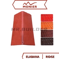 MONIER Standard Ridge and Hip Roof Tiles Elabana Fittings Atap Rabung