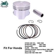 64Mm 1 6D 64.25Mm 64.5Mm +25 +50 +0.25 0.5 Motorcycle Engine Piston Rings Kit Set For Honda Shadow
