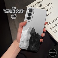 HP Latest Samsung A56 5G Case - Fashion Cat Case - Latest Samsung A56 5G Softcase - Pro Camera Case 