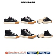 [ORIGINAL NEW] Compass Gazelle Black Gum Shoes