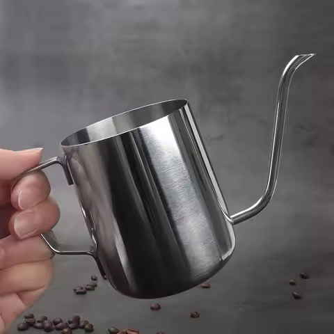 Hanging Ear Coffee Hand Brewing Pot Stainless Steel 350ml Household Hand Brewing Thin Mouth Long Mou