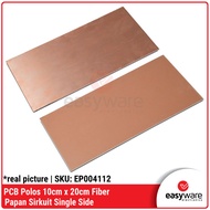 PCB FR4 FiberPOLOS 10x20cm Single Side Bronze Universal PCB Board DIY Electronics