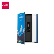 Deli ตู้เซฟรูปหนังสือ เซฟสมุด ล็อคได้ 2 ระบบ เก็บซ่อนได้เนียน มีช่องสอดธนบัตร Book Safe