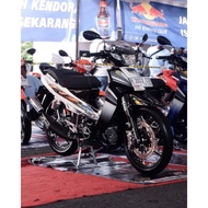 F1ZR 2004 striping lis sticker standard original F1ZR Full chluth black white 2004 sticker ori F1zr 