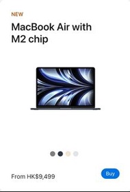 徵二手macbook air m2 一部