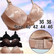 Women's underwearshorts D202|Plus Size 36-46 Women’s Full Cup Coverage Cotton Non Wired No Dawai Lad