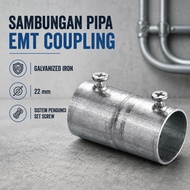 EMT Pipe Connection Coupling Conduit Galvanized 22mm Pipe Fitting Cable UX22