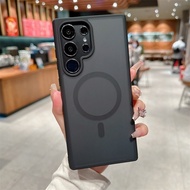 getbtctheshop 370.เคส แม่เหล็ก ชาร์จได้ สำหรับ SAMSUNG Galaxy A55 A06 A16 A36 A56 S24 S23 S25 ultra 