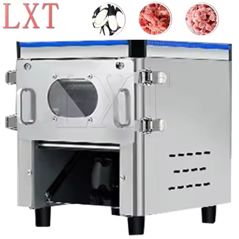 Commercial Electric Meat Slicer Frozen Ham Bacon Cutter For Food Shop Vegetables Cutting Machine