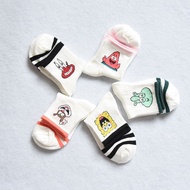 Stokin Spongebob, Stokin kartun, Stokin kanak-kanak, Spongebob Socks, Cartoon Socks