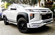 Mitsubishi Triton 2019 - 2024 Adventure bodykit LED body kit front side rear skirt door panel fender lip cover