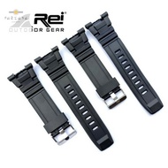 Strap By Farzana REI DAGGER RUBBER STRAP WATCH REI DAGGER BLACK WATCHTALI