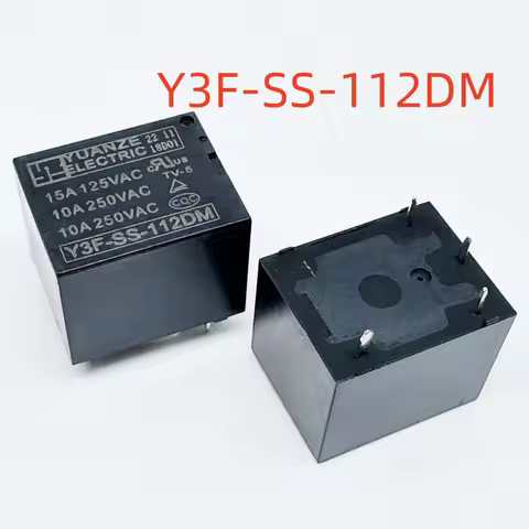 New Y3F-SS-112DM/124DM/105DM/109DM/118DM/112DMF Y3F-SH-118DM (T73A-5V/9V/12V/18V/24V-10A) Relay 4pin