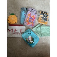 Various bag & Pouch Rimmel, KKV, KOI, Libresse, Innirang 各种化妆包 小钱包 手机包
