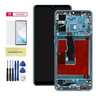 TFT สําหรับ Huawei P30 LCD ELE-L29 ELE-L09 ELE-L04 หน้าจอสัมผัส Digitizer ประกอบกับกรอบจอแสดงผล LCD 