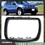 [cozyroomss.sg] Side Mirror Cover Trim Ring Black Left Right for BMW E53 X5 3.0d/3.0i/4.4i 99-06