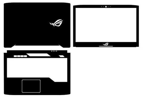 Pre-cut Skin Sticker Cover Case Film For ASUS Rog Strix GL503 GL503VD GL503VM A416J A416JA A409 M409