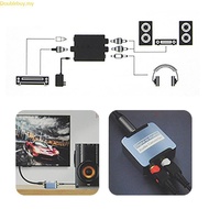 Doublebuy Digital to Analog  Converter DAC SPDIF 3 5 Optical to Analog RCA Converter