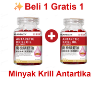 【Beli 1 Gratis 1】 Norwegian Krill Oil Antarctic Krill Oil Antarctic Krill Oil Natural Astaxanthin Pe