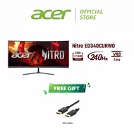 Acer Nitro ED340CURW0/ED340CUR W0 ULTRAWIDE GAMING MONITOR(34'' Curved/VA/UWQHD/240Hz/1ms VRB/sRGB 9