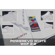 Karate shirt words Powerevo white 2.0 new Muvon