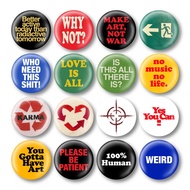 TXT Button Pin [2] | Pin Button Y2K | PIN BUTTON TEXT | BROOCH Pin