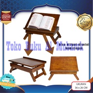 KAYU Reading the Koran Rehal Rekal Folding Medium Large Carved Polished Mahogany Wood Al Quran Mat K