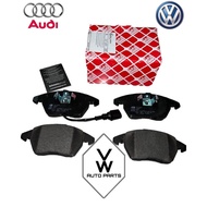 ( 100% FEBI BILSTEIN ) FRONT BRAKE PAD WITH SENSOR VOLKSWAGEN PASSAT CC BEETLE  TOUAREG GOLF MK5 JET