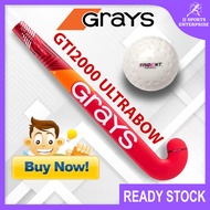 Grays GTI2000 GTI 2000 Ultrabow Indoor Composite Stick Kayu Hoki Trident Dimple Hockey Ball Bola Hoki Grays Rogue Bag R