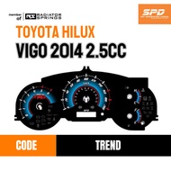 [PRE ORDER] Panel Meter Instrument Cluster Speedometer Custom Toyota Hilux Vigo 2013 2.5CC ( NO GEAR INDICATOR)