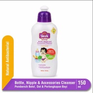 Sleek baby Bottle, Nipple &amp; Accecories Cleanser Concentrate Natural Antibacterial 150ml