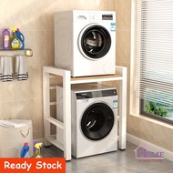 🍁Ready Stock🍁Washing machine rack dishwasher storage rack balcony double dryer stacking rack🍁